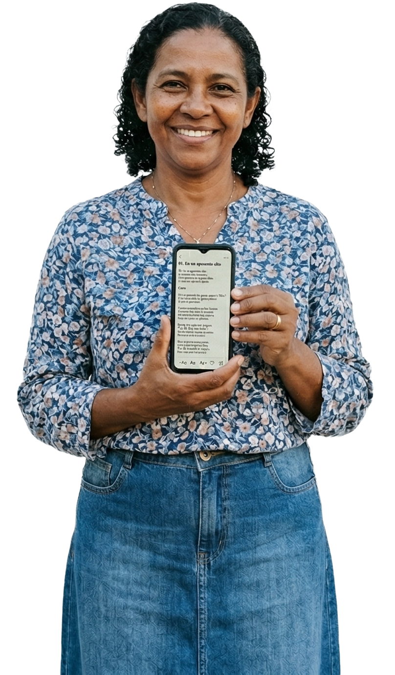 Personas escuchando himnos